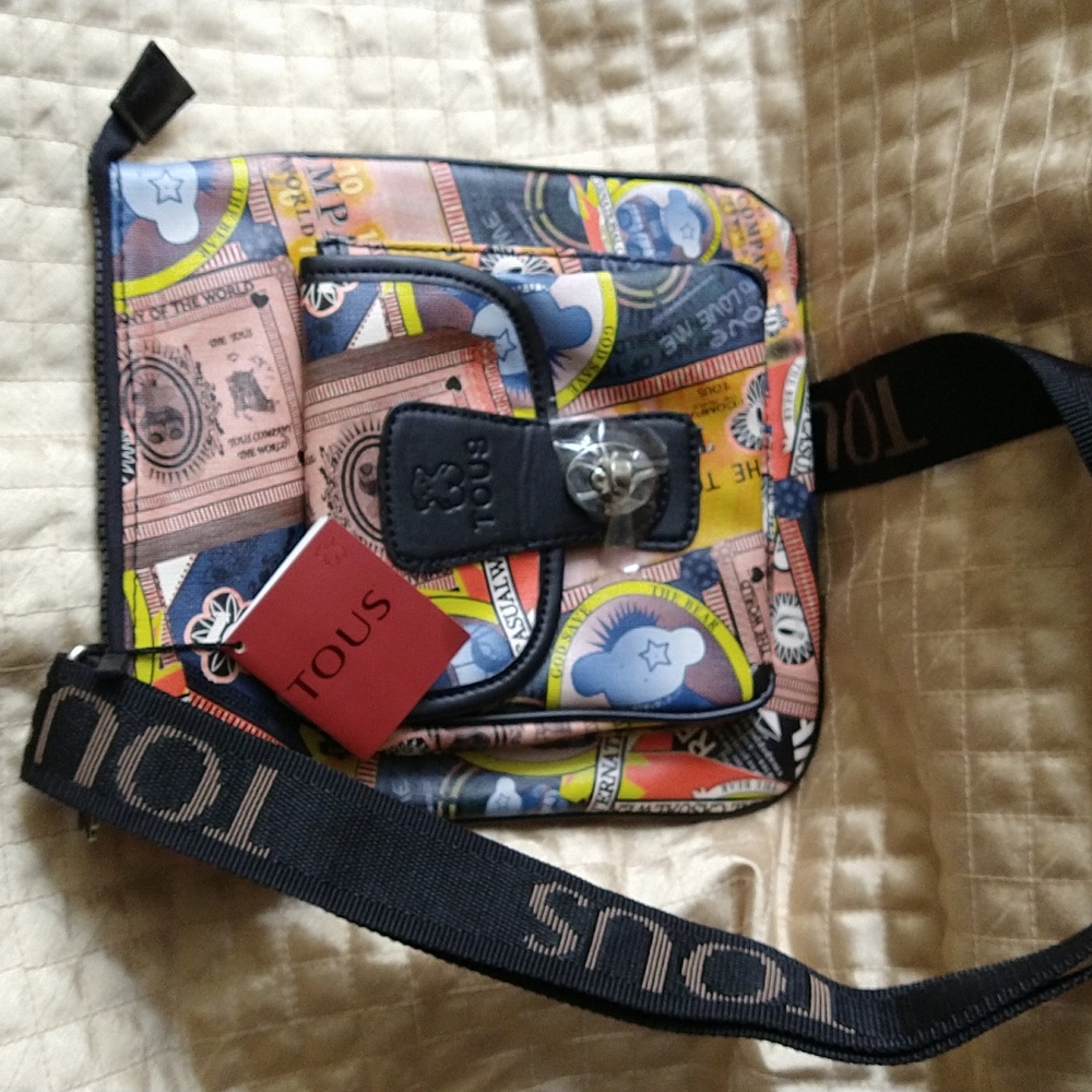 Tous NWT Vintage Limited Edition Small Messenger/Crossbody Bag